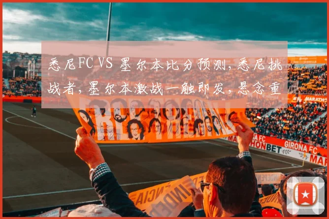悉尼FC VS 墨尔本比分预测,悉尼挑战者,墨尔本激战一触即发,悬念重重